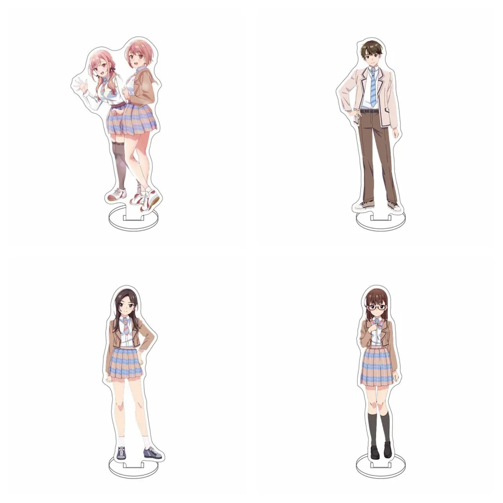 

15CM Love Is Indivisible by Twins Acrylic Stand Model Cosplay Characters Ornament Accessories Goods Collection Christmas Gifts