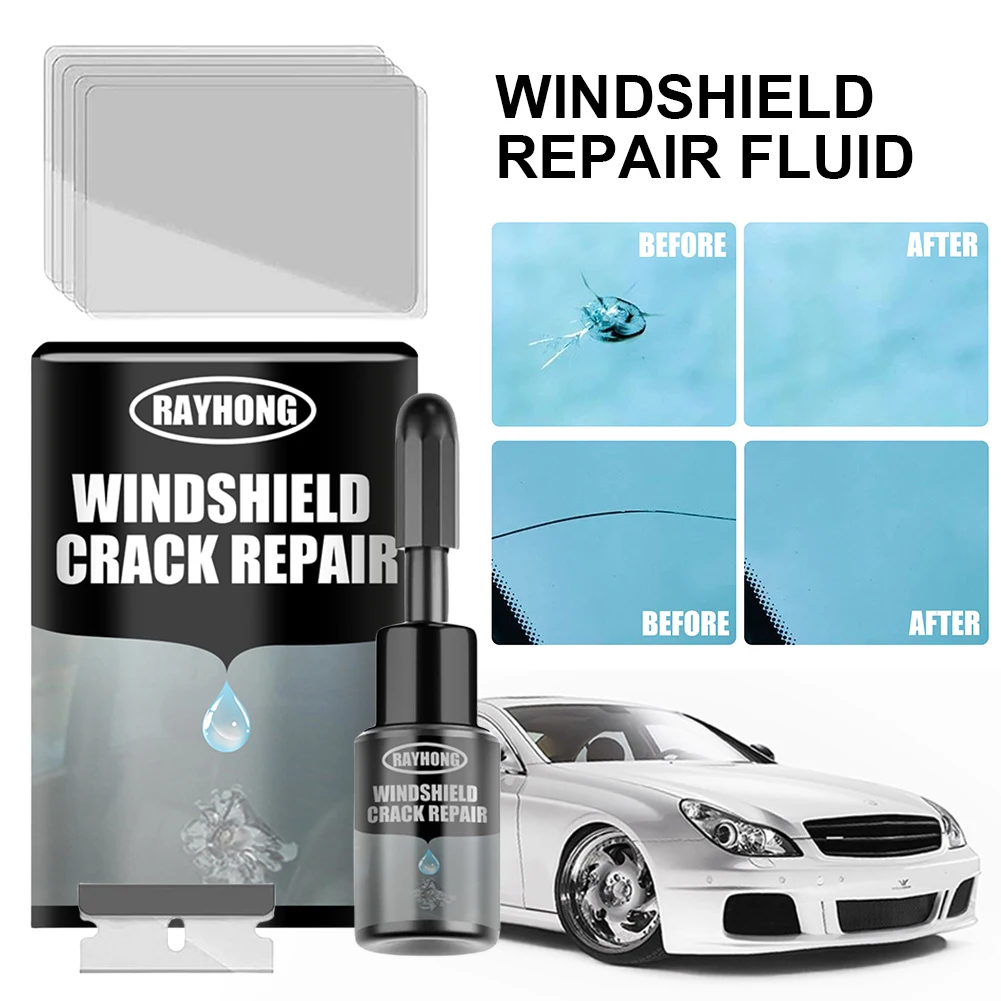 

Windshield Crack Repair Fluid Window Scratch Crack Repair Tool DIY Auto Glass Repair Fluid Car Windshield Glass Crack Repair Kit