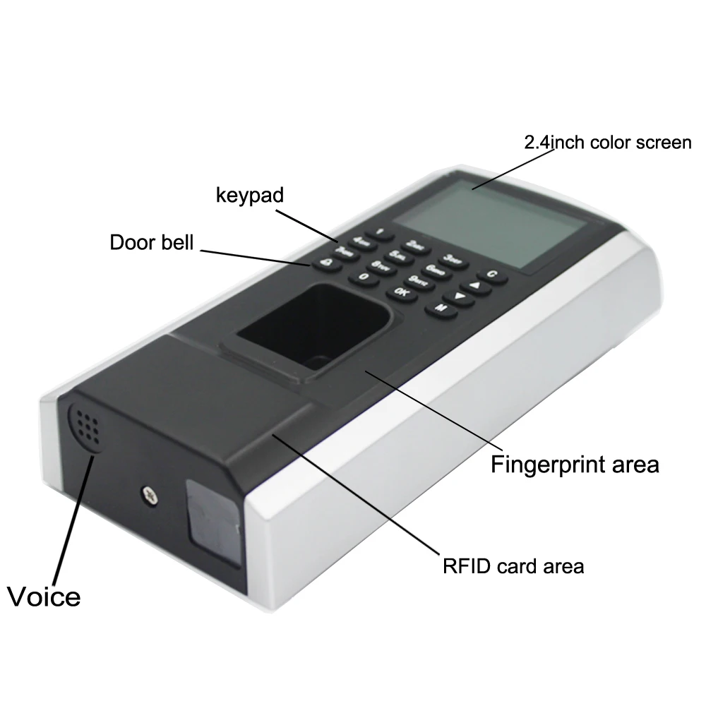 Biometric Fingerprint Access Control Employee Time Attendance Time Clock USB port RFID Biometric Access