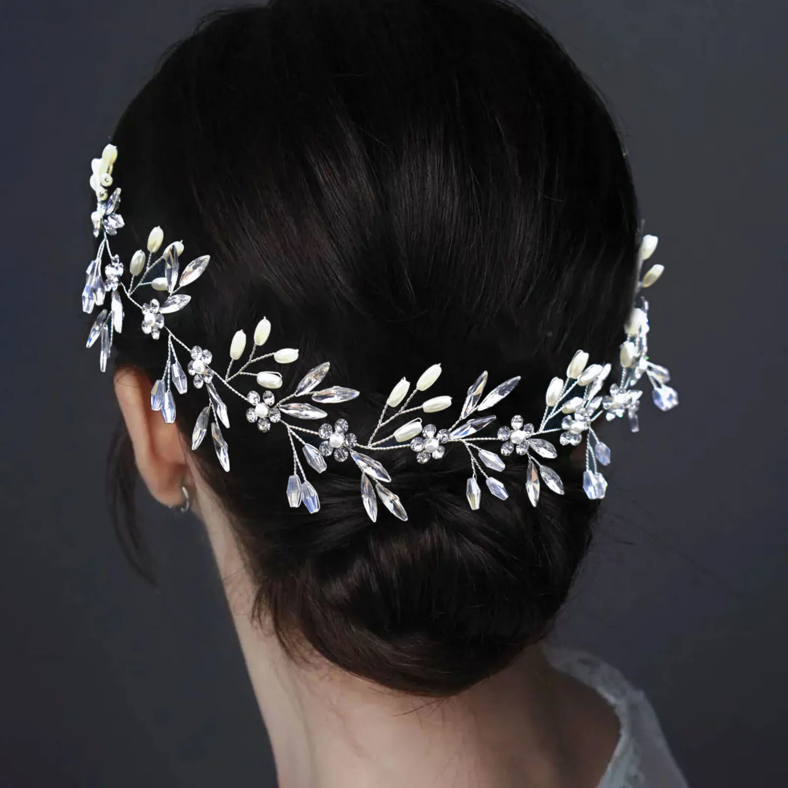 

DZ050 Shiny Rhinestone Bridal Headwear Wedding Headband Women Hair Accessories Headpiece Party Jewelry Gift Banquet Headdress