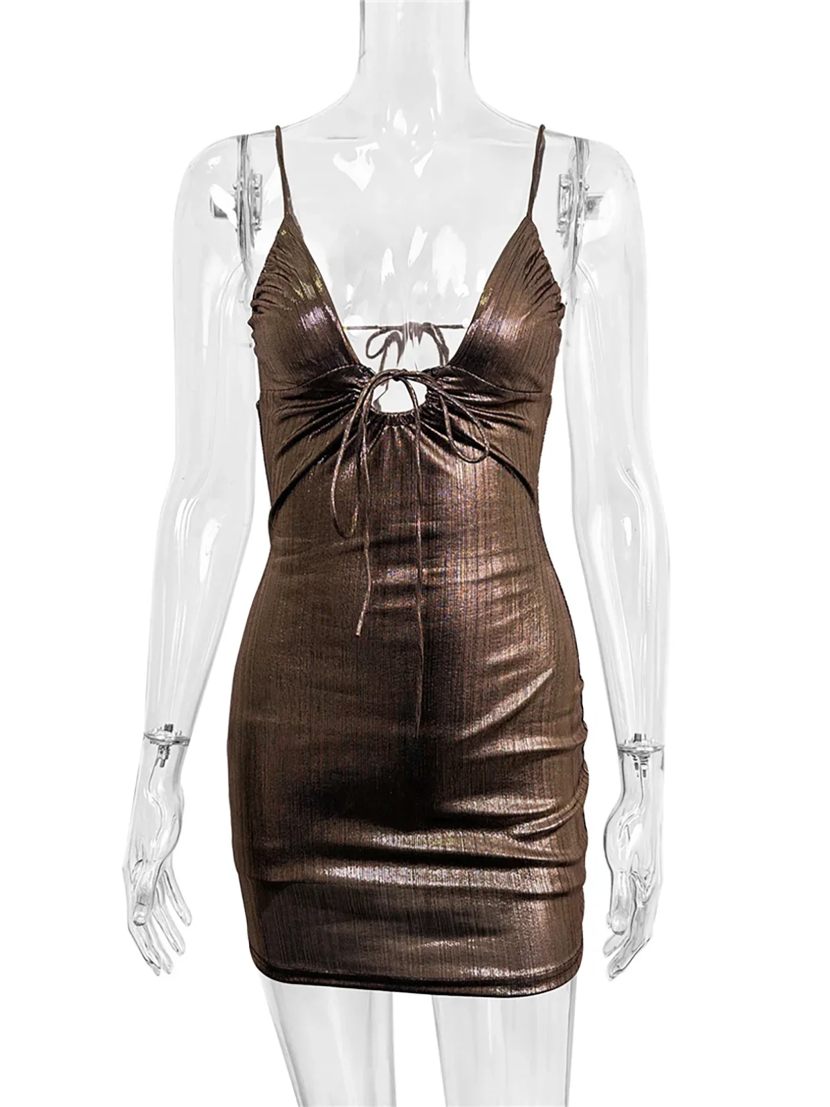 2025 カットアウトバックレスサマードレスイブニングパーティーボディコンエレガントなミニ女性のためのタイトなクラブウェア Vestidos