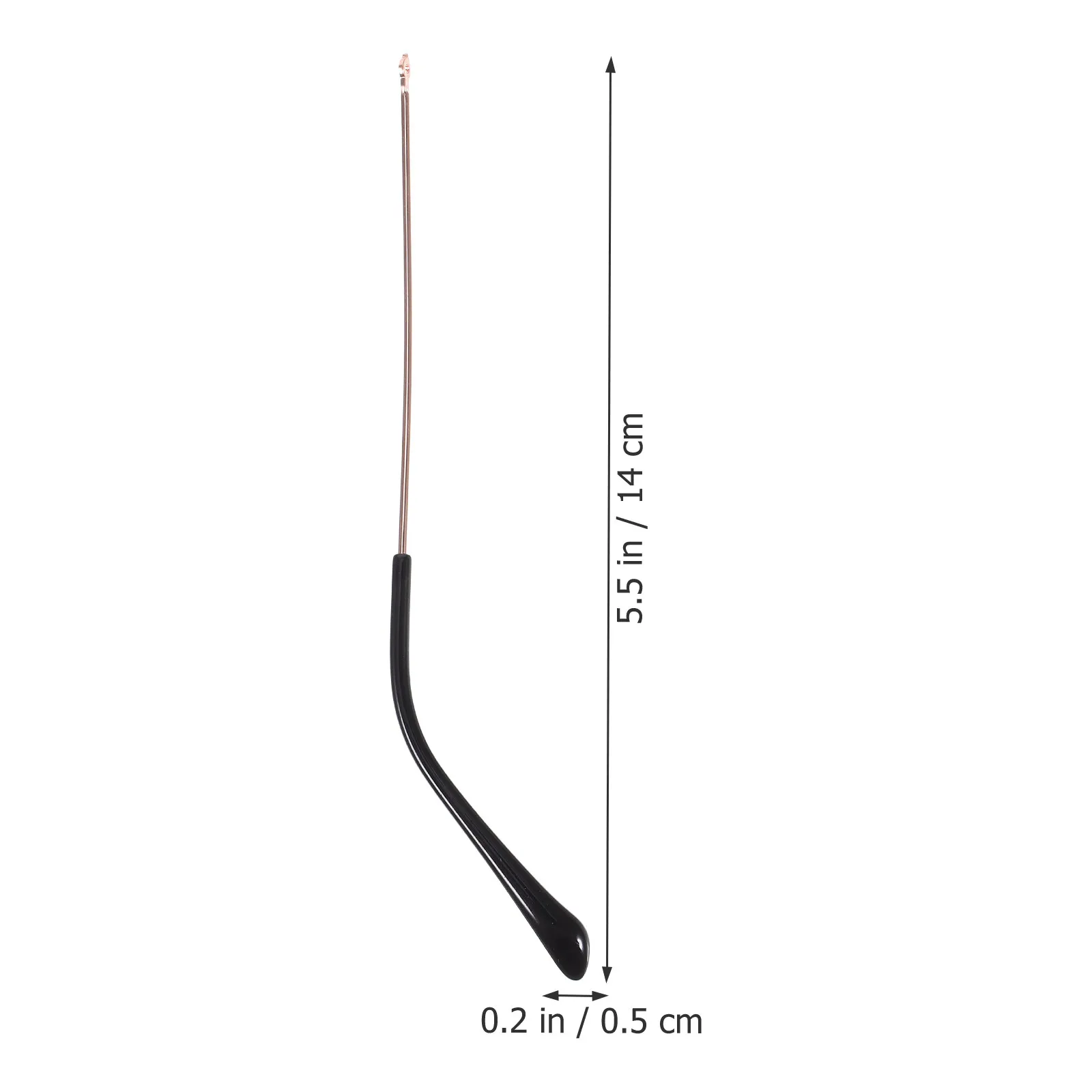 1Pair Ergonomic Eyeglass Arm Replacement Temple Legs for Eyeglasses Sunglasses Metal Frame Repair Lightweight