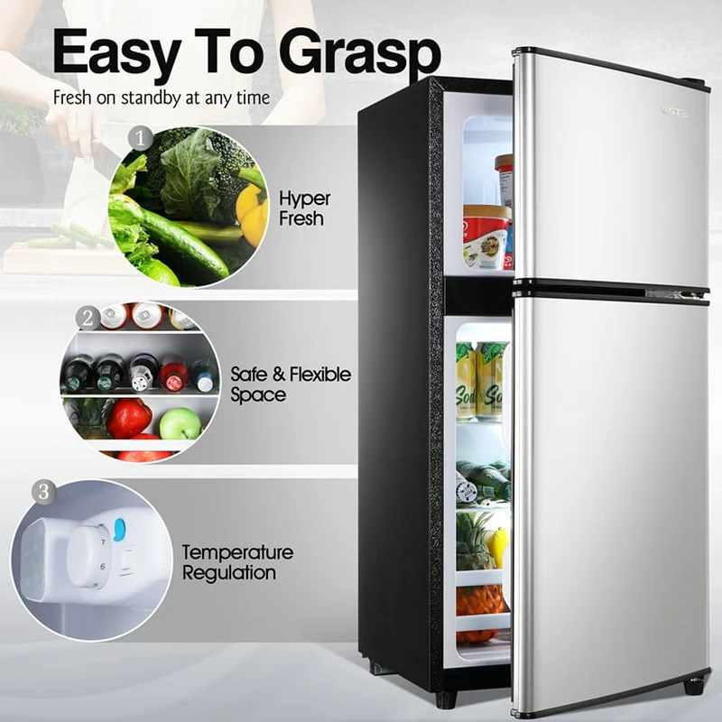 50L  Home Appliances Mini Cooler Refrigerator for Home Mini Fridges Cooler Fridge Refrigerators Fridges for Home