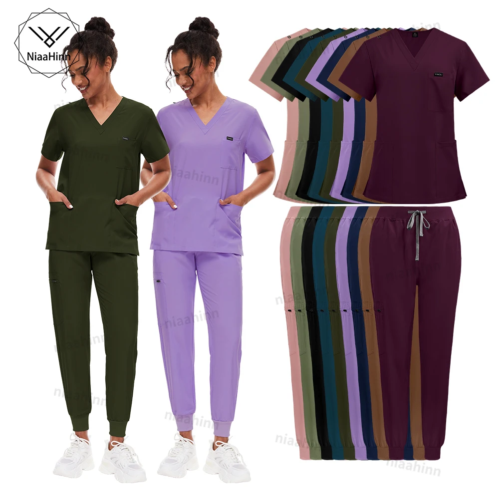 

Hot Sale Nurse Scrubs Hospital Uniform Clinical Nursing Accessories Dental Veterinary Workwear Healthcare Pharmacy Medical Scrub