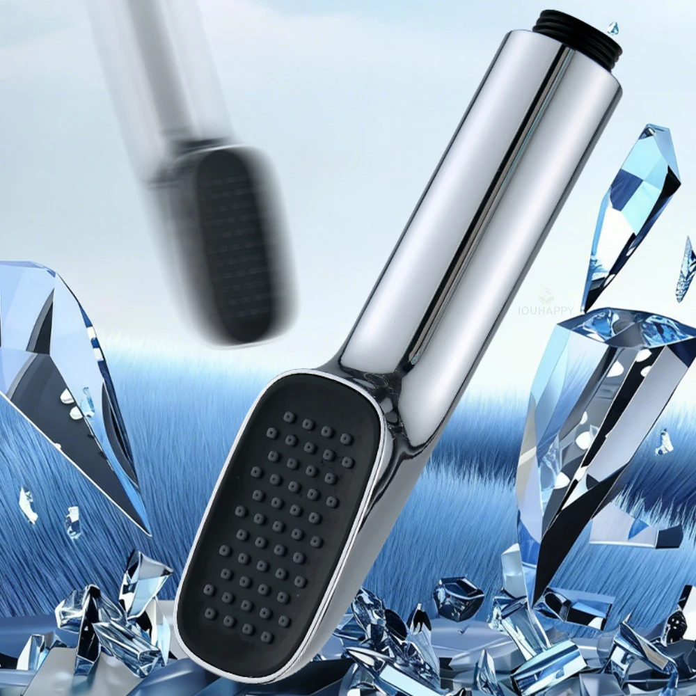Three-stage Turbocharged Handheld Spray Gun Shower 4cm Mini High Pressure Shower Head for Pet Wash Bathroom Accessories