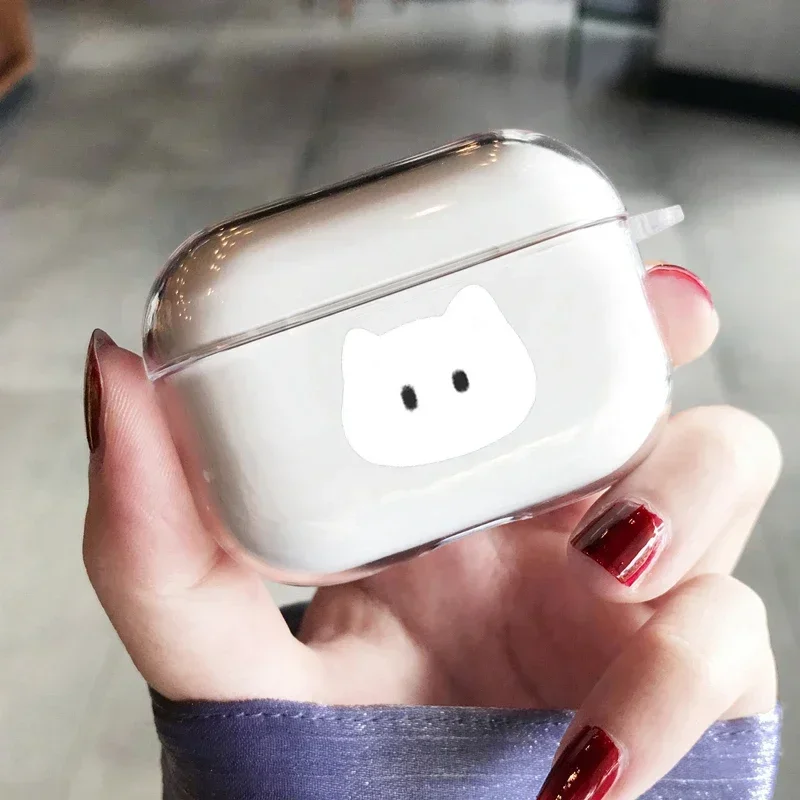 Funny Cat Fish Couple Earphone Case For Apple AirPods 4th 3 Pro 2 Protective Shell Cover For AirPod 3 2 Matte Box Fundas Air Pod