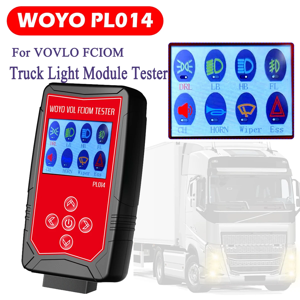 

Тестер модуля фар грузовика для VOLVO для Renault FCIOM Unit Workshop, диагностические инструменты