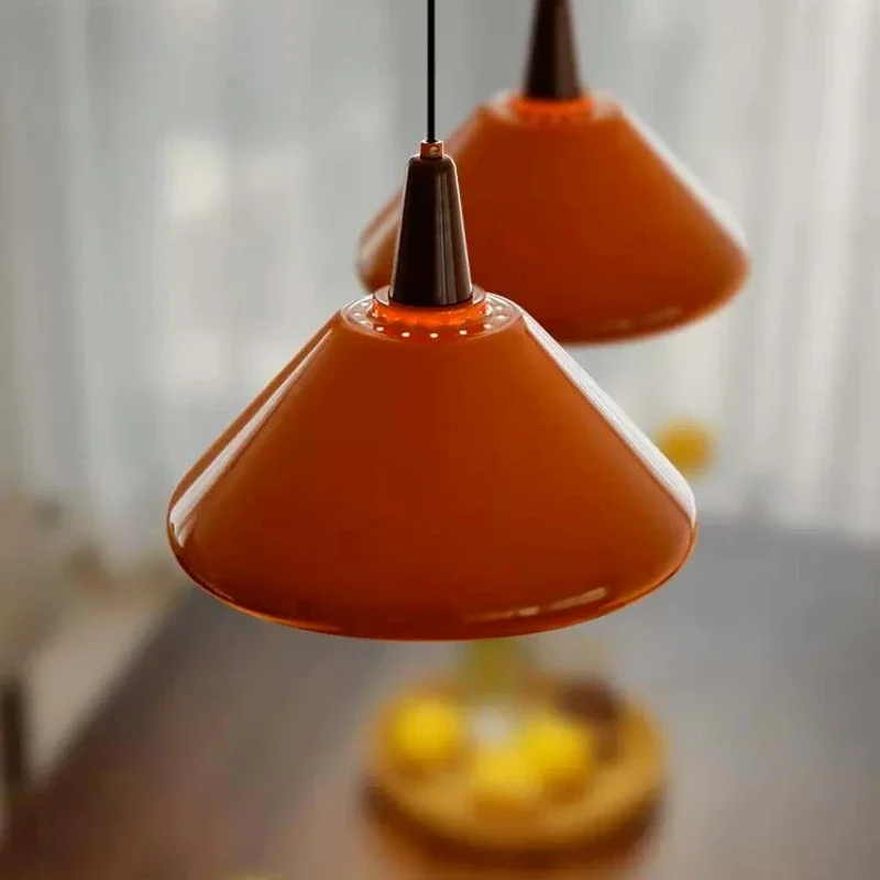 

MandosBor Bauhaus Pendant Lamp Iron Cream Style Dining Room Lighting Hanging Lamp Bedroom Living Room Home Appliance Decoration