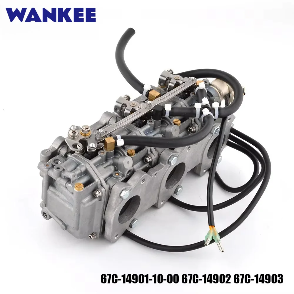 Carburetor Assy 67C-14901 67C-14902 67C-14903 for Yamaha 4T Outboard Motor F40HP 69H-14901