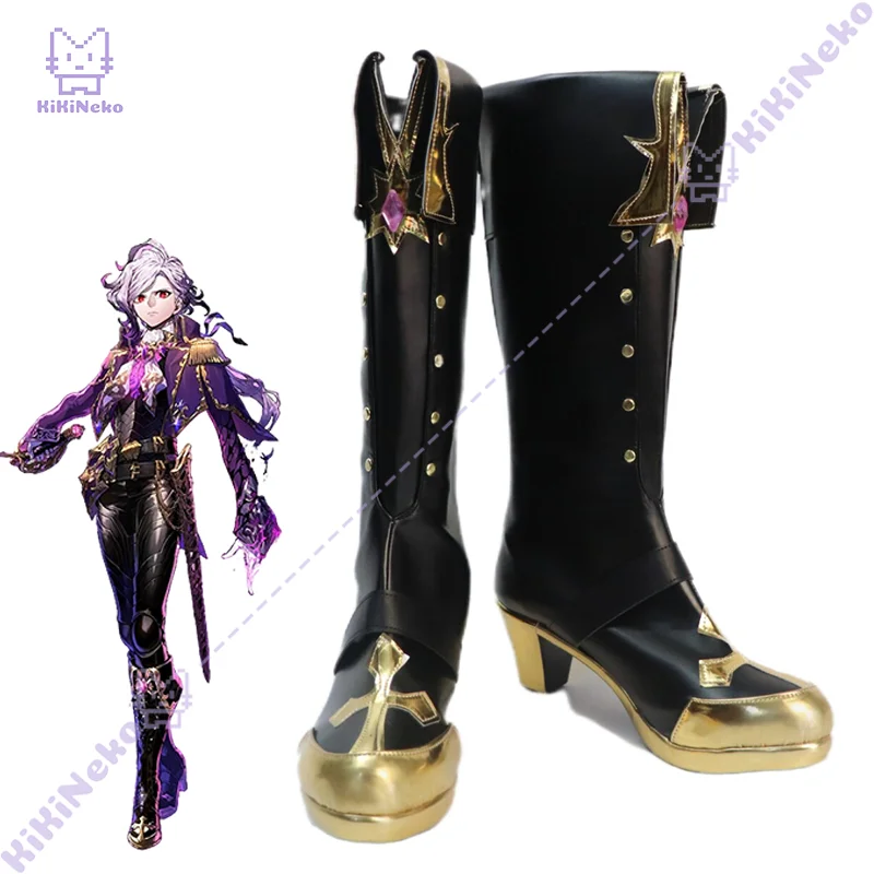 Zapatos de cosplay del Conde de Monte Cristo, botas de cosplay del Rey de la Cueva, botas de cosplay de Monte Cristo para fiesta de Comicon, para adultos, mujeres y hombres