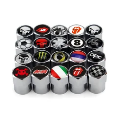 4PCS/Set Car Wheel Tire Valve Air Caps Stem  Dustproof Auto Motorcycles High Quality fashion Styling  universal smallAccessories