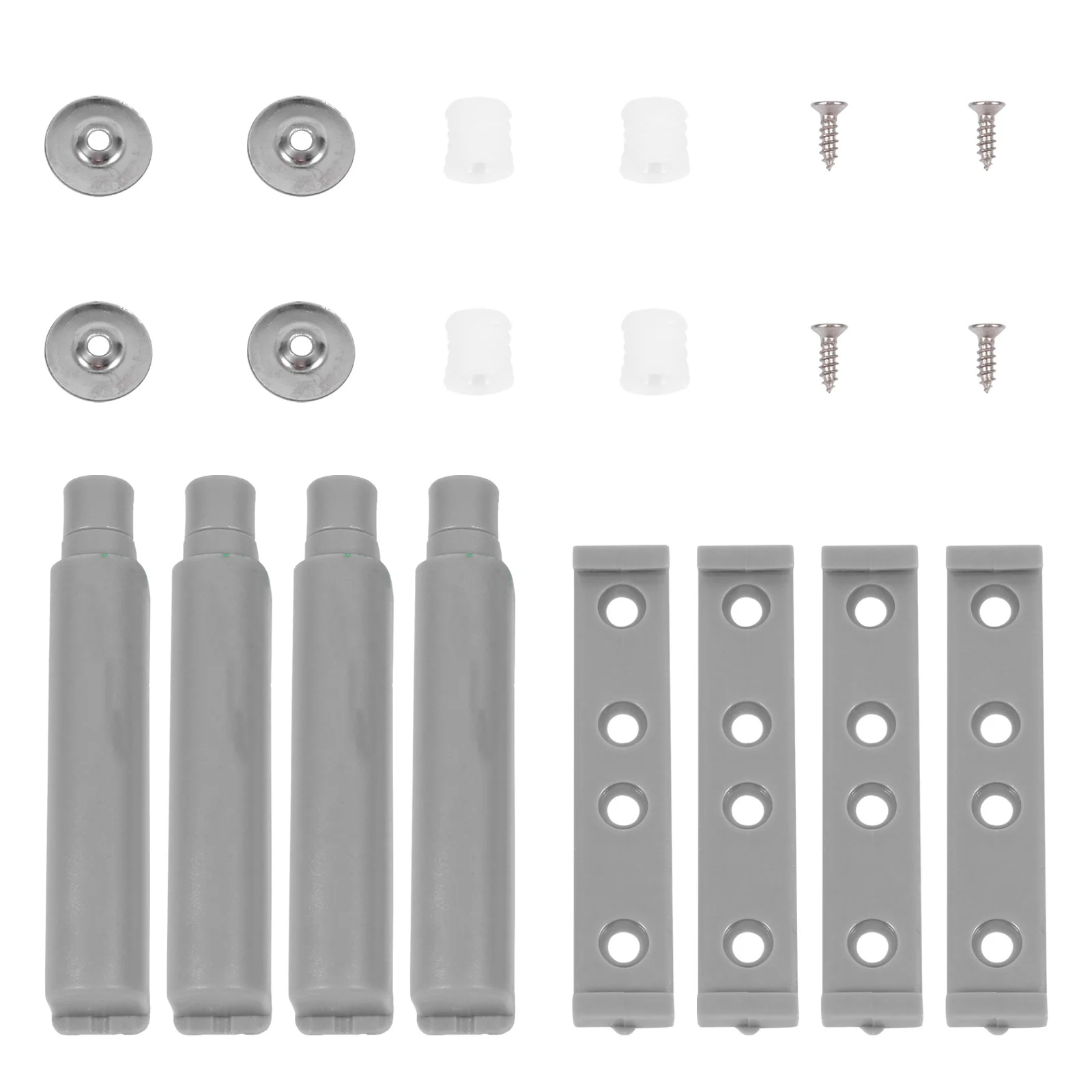 

4 set Push Touch Latch Magnetic Cabinet Latch Heavy Duty Push To Close Mechanism For Drawer Cupboard Closet Wine Cabinet