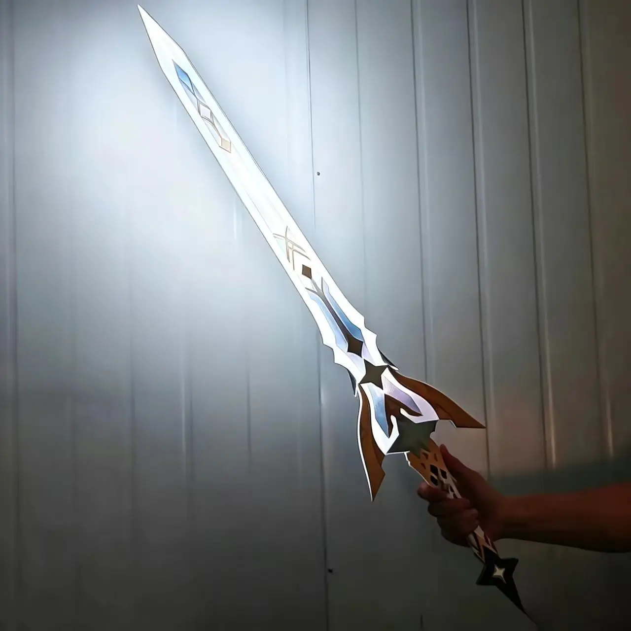 Genshin Impact Aether Lumine Cosplay Anime COS Stage Prop Holding An Object Animes Expo Detachable Props Ornament Game Gifts