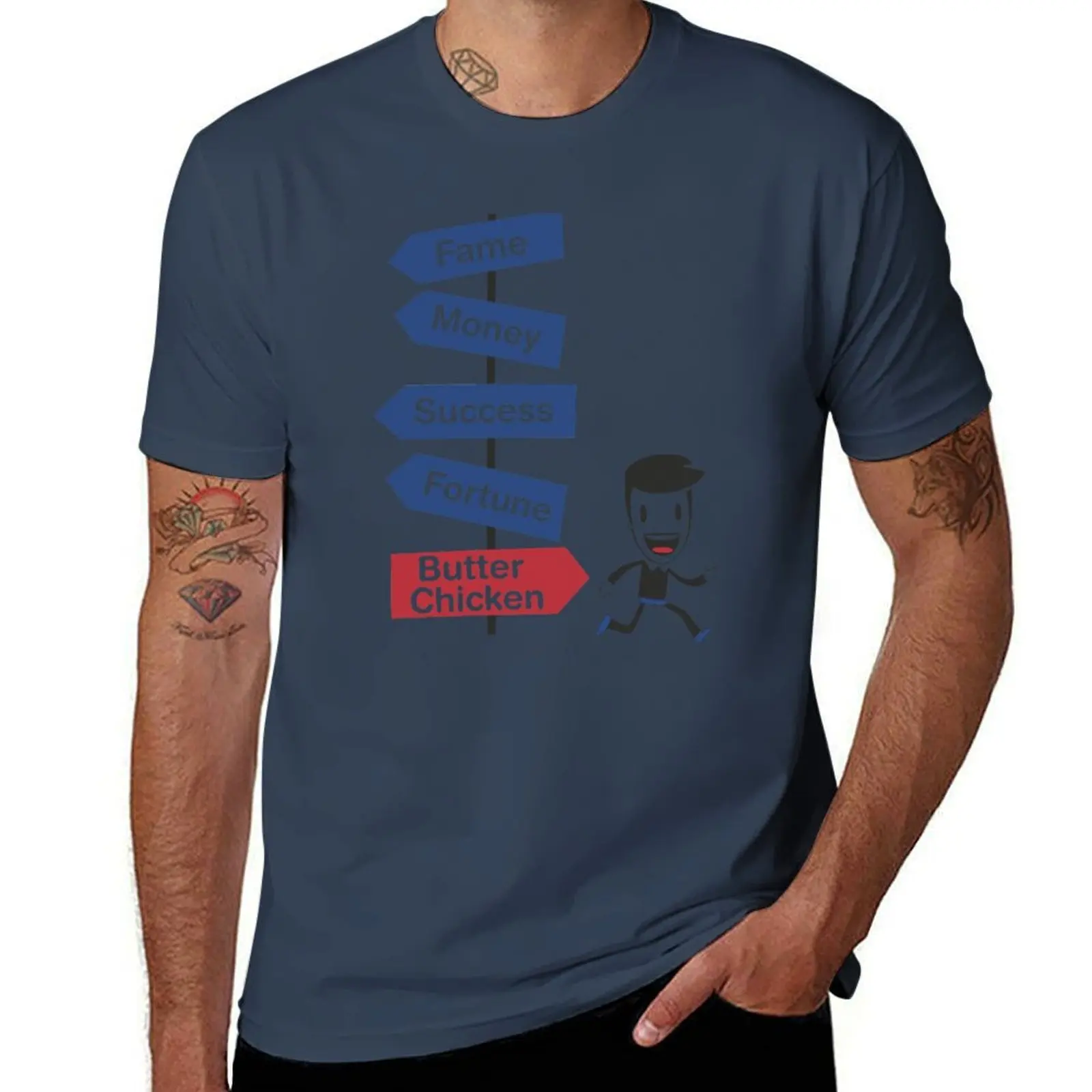 

Butter Chicken T-Shirt Anti-Perspiration Workout Top