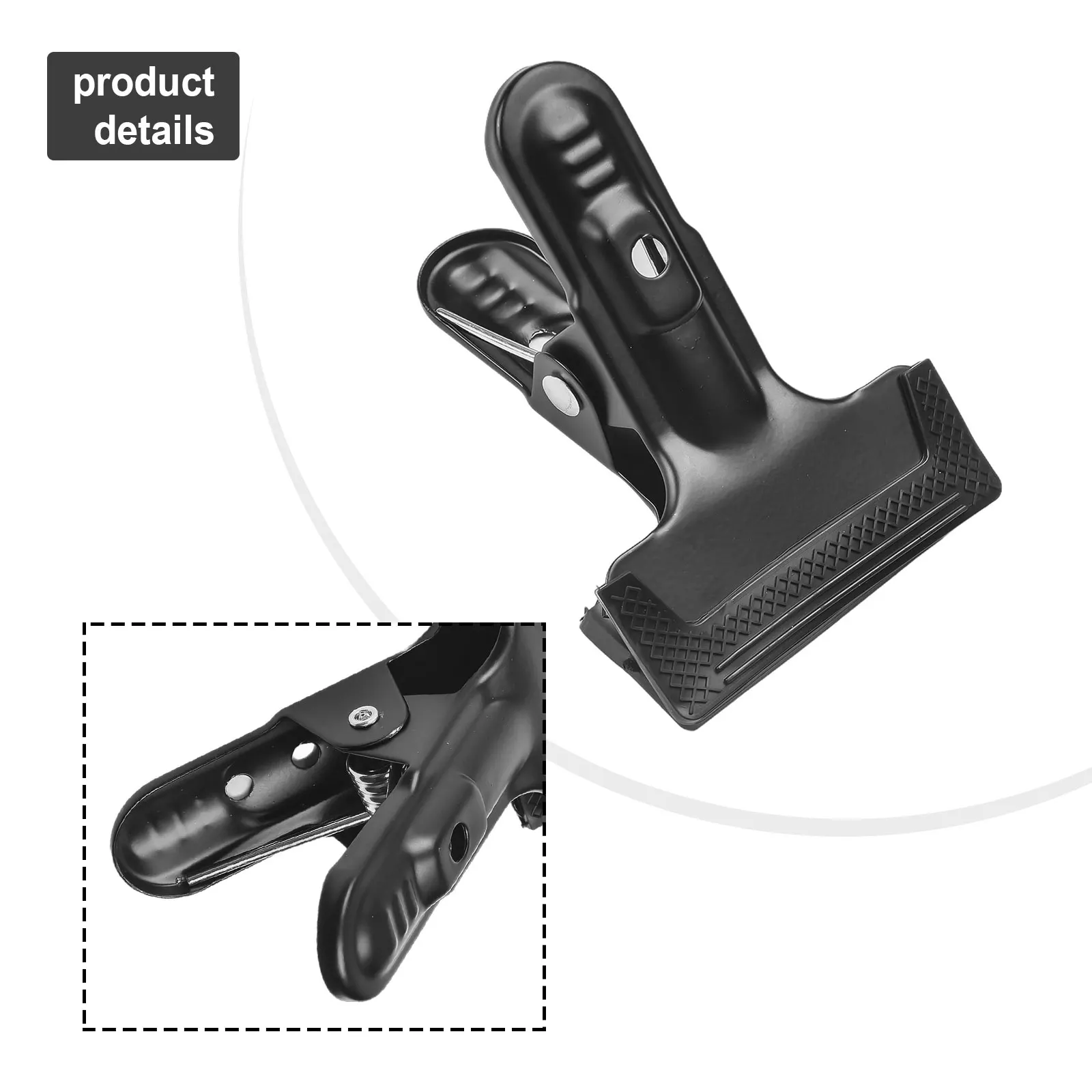 مشبك عريض معدني قوي ، مناسب لأعمال النجارة ، موسلين ، خلفيات استوديو تصوير ، شابك زنبركي ، 1.8 X X 1.8