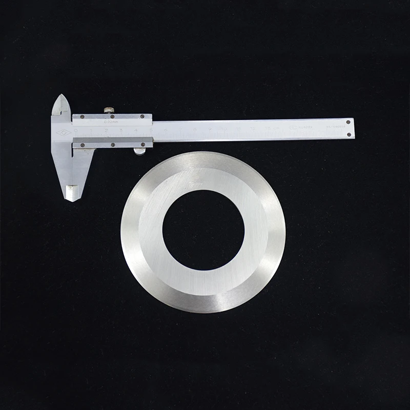 

SKH51 Машина для резки пленки для бумажных трубок Круглые лезвия Высококачественные детали оборудования для обработки бумаги Плоский круглый нож