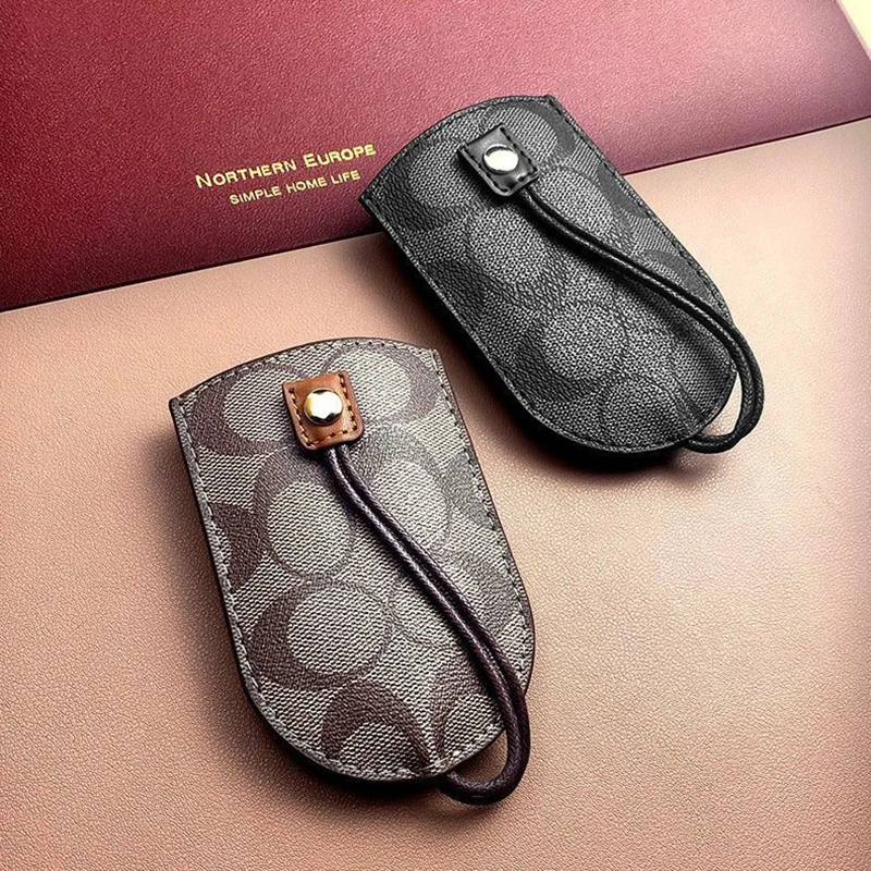 Fashion Retro Multi-Function Key Bag Unisex Simple Design Car Key Pouch with Remote Control Storage for Men And Women