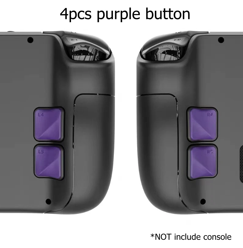 Back Button Enhancement Set for Steam Deck Anti-slip Gamepad Anti-scratch Gaming Game Pads Soft Grip Accessory