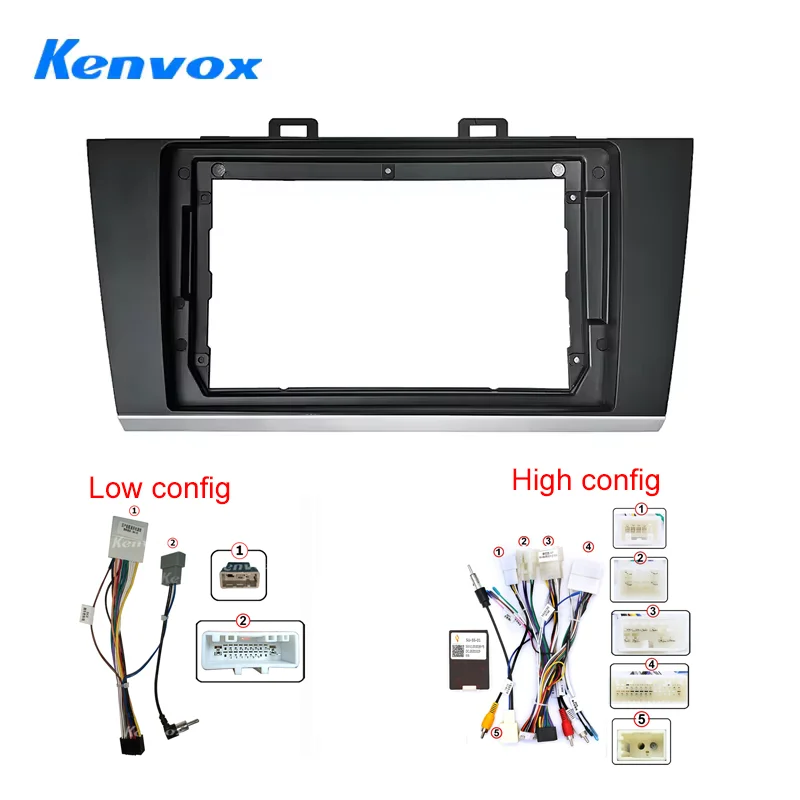 9 Inch Car Fascia Frame Adapter Android Radio Audio Dash Fitting Panel Kit For Subaru Outback 5 Legacy 6 2014 2017
