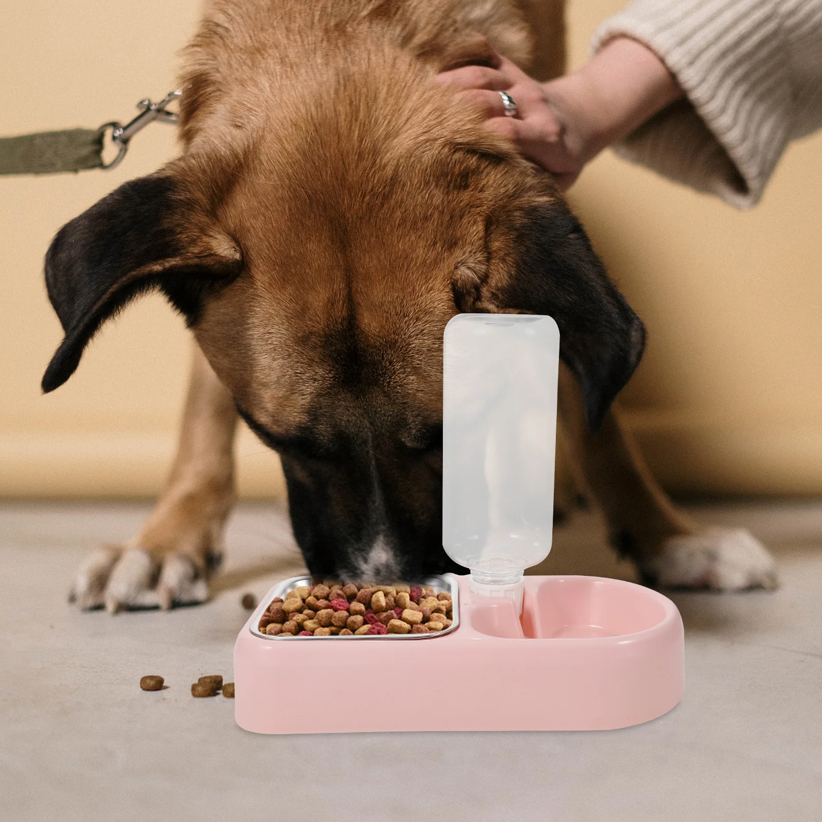 

Pet Water Fountain Cat Bowl Puppy Feeder Dog Drinking Tool Pearlescent Creative