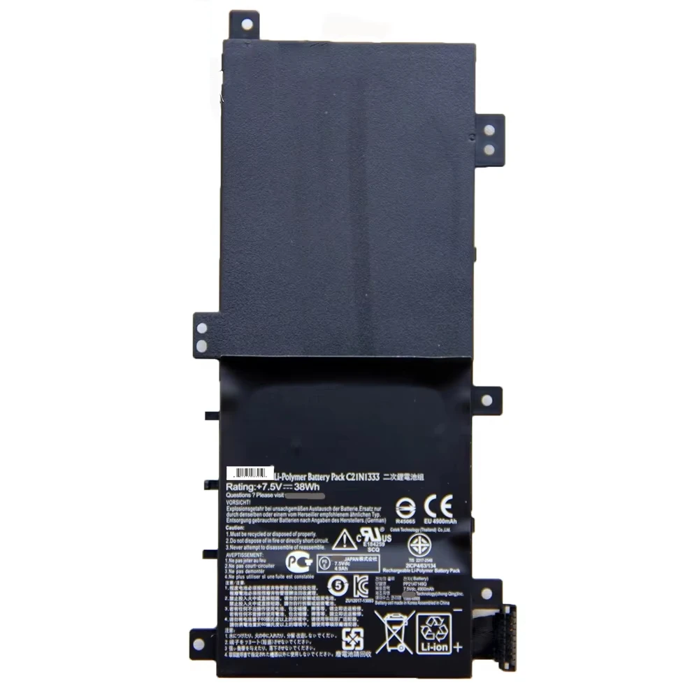 C21N1333 Laptop Battery for ASUS Transformer Book TP550LA TP550LD R554L 7.5V 38Wh