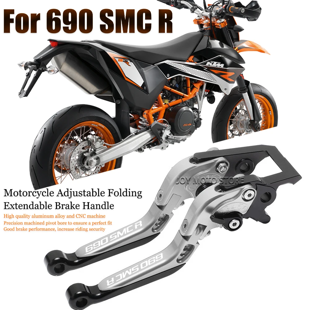 

For 690SMC R 690smc r 690 smc r 2019 Motorcycle Accessories CNC Clutch Lever Brake Lever Set Adjustable Folding Handle Levers