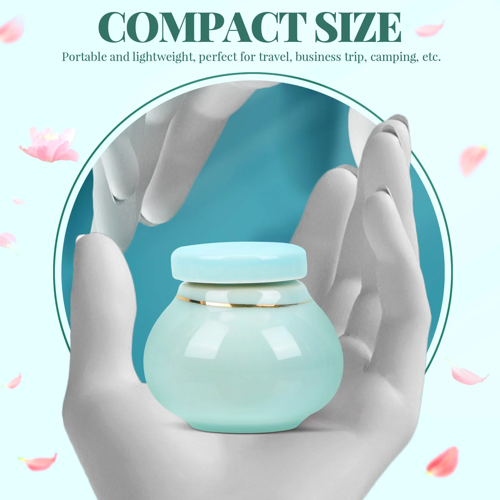 Garrafa de creme de viagem à prova de vazamento 40ml frasco pequeno reutilizável para hidratante facial protetor solar soro armazenamento de produtos de cuidados com a pele