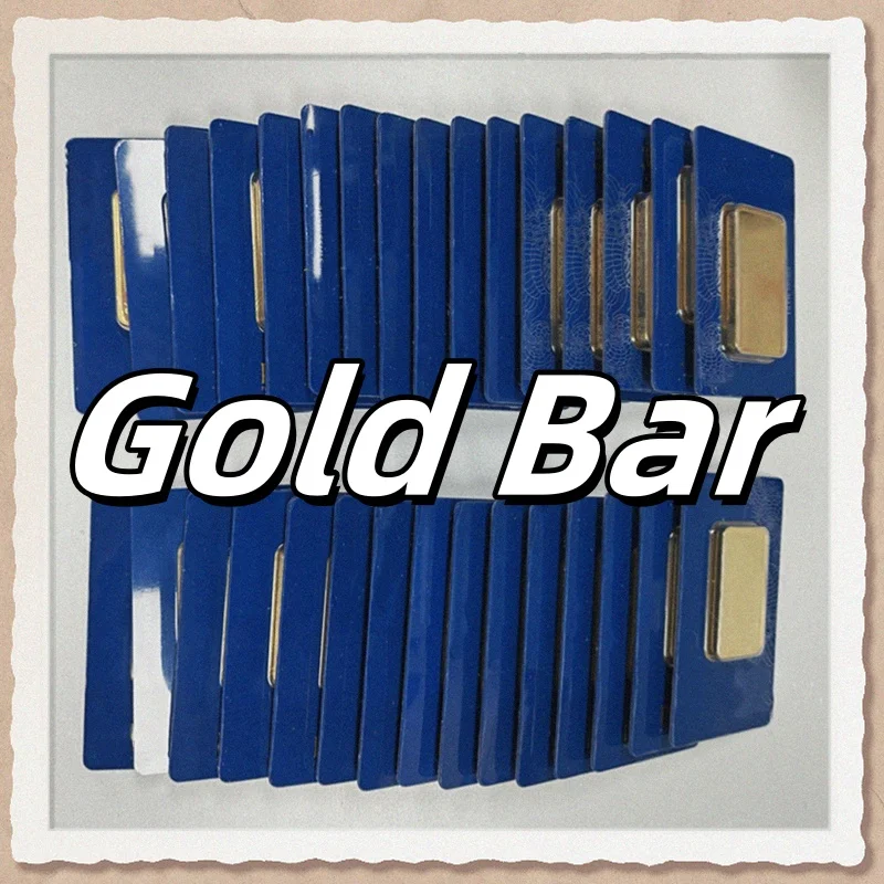 

1oz/5g/10g/20g/50g/100g Sealed Packing Copper Gold Bar Non-magnetic Gold Plated Bullion Bar Different Serial Number Collection