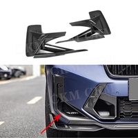 Dry Carbon Fiber Car Front Bumper Side Air Vent Trims Cover Spoiler Accessories for BMW X3M F97 2022+ FRP S Style Body Kits