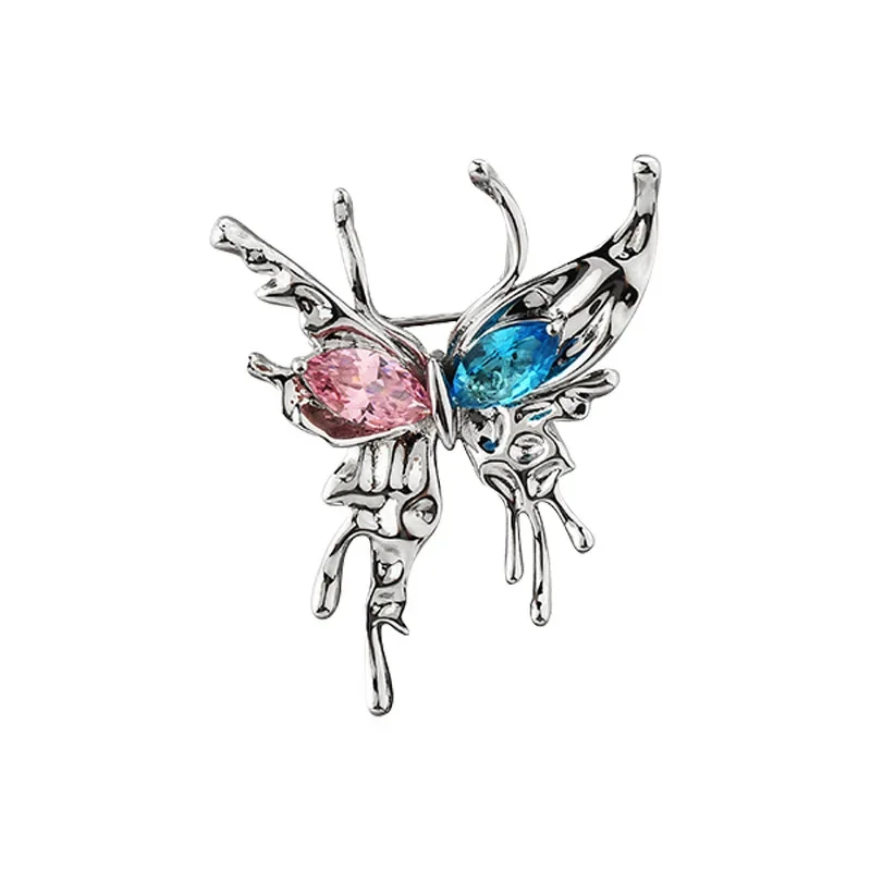 Goccioline d'acqua fused, corpetti di cristallo, cappotti, spille e accessori per abiti, spille da donna fredde ed eleganti