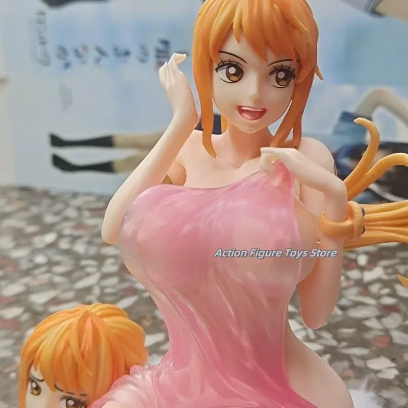 CK en Stock, figuras de una pieza de Anime de 15cm, Nami Bath, chica Sexy, estatua de Pvc, modelo de colección de regalo, figuras de animación para adultos, Juguetes