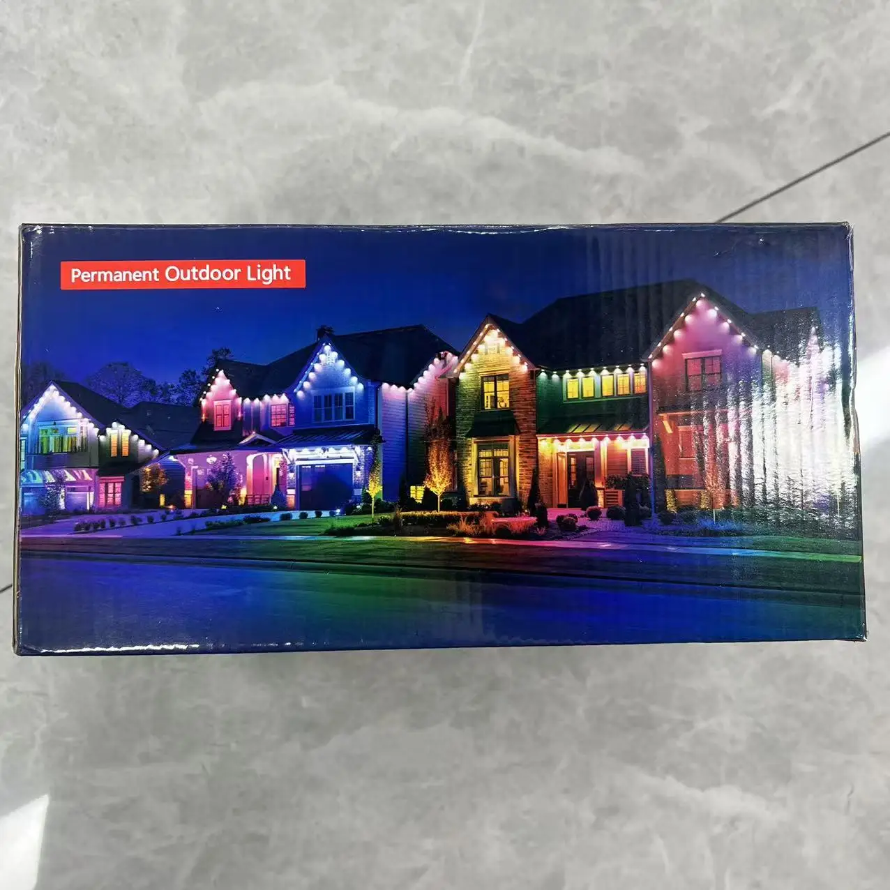 100ftSmart RGBlc  with 72 SceneModes, lP67 Waterproof Eaves Lights Outdoor Lights for Christmas All Holiday Decorations