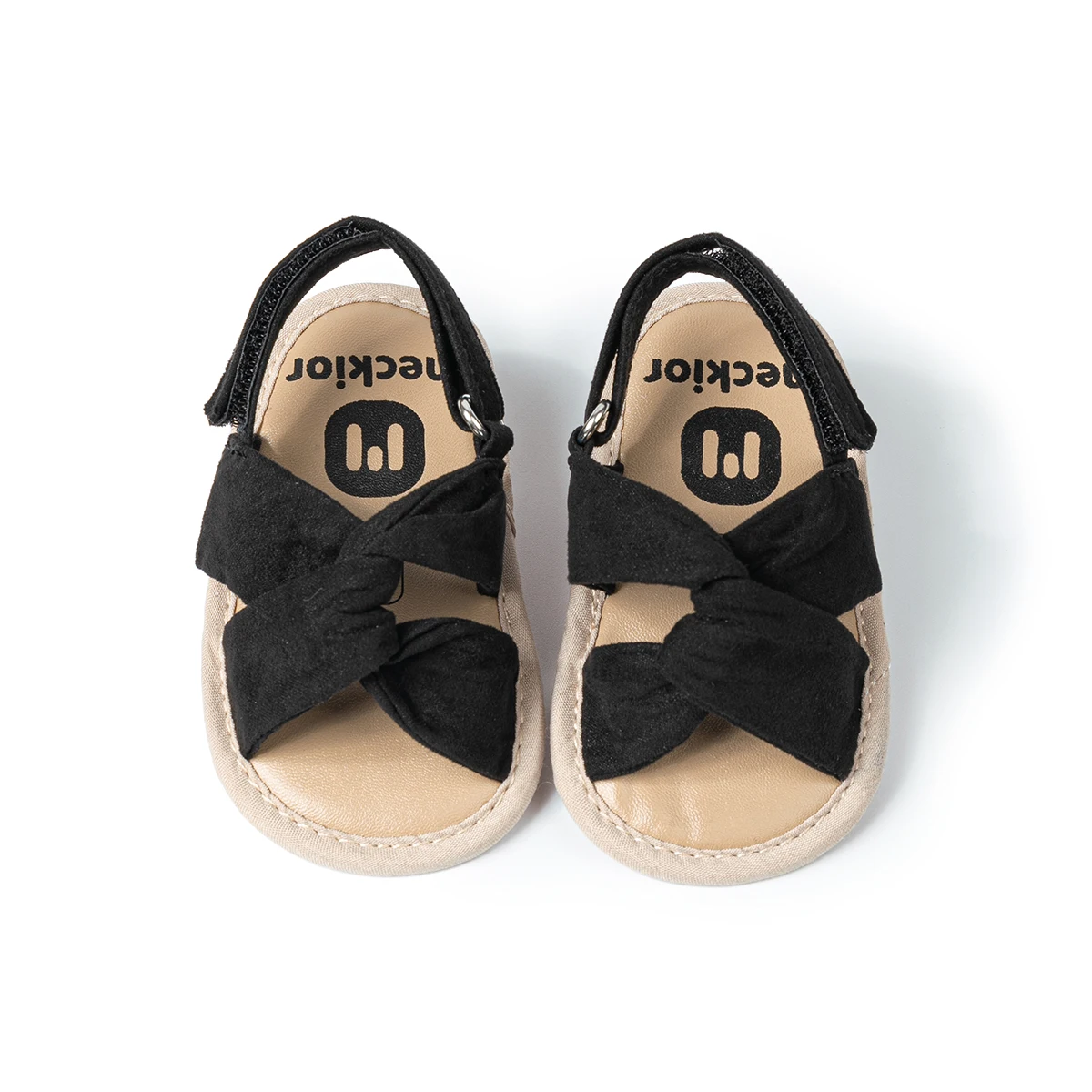 صنادل للأطفال الصغار الصغار من KIDSUN أحذية المشي الأولى للصيف صنادل مسطحة للشاطئ بفراشات 5 ألوان #4