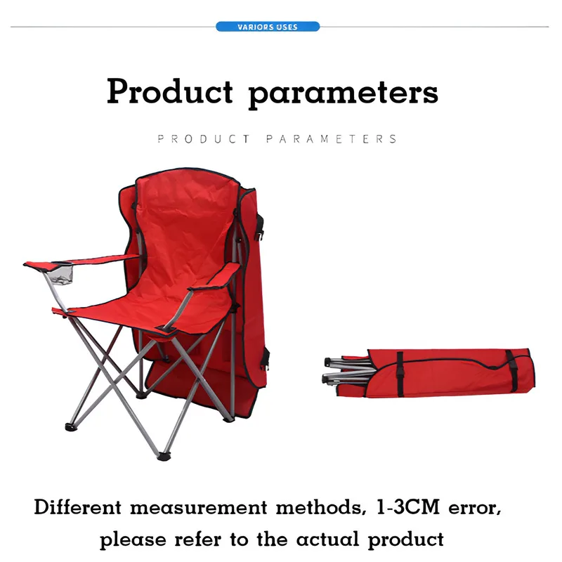 Stylish and Practical Beach Chair with Umbrella and Cooler Bag, Suitable for Picnics and Outdoor Activities image 5