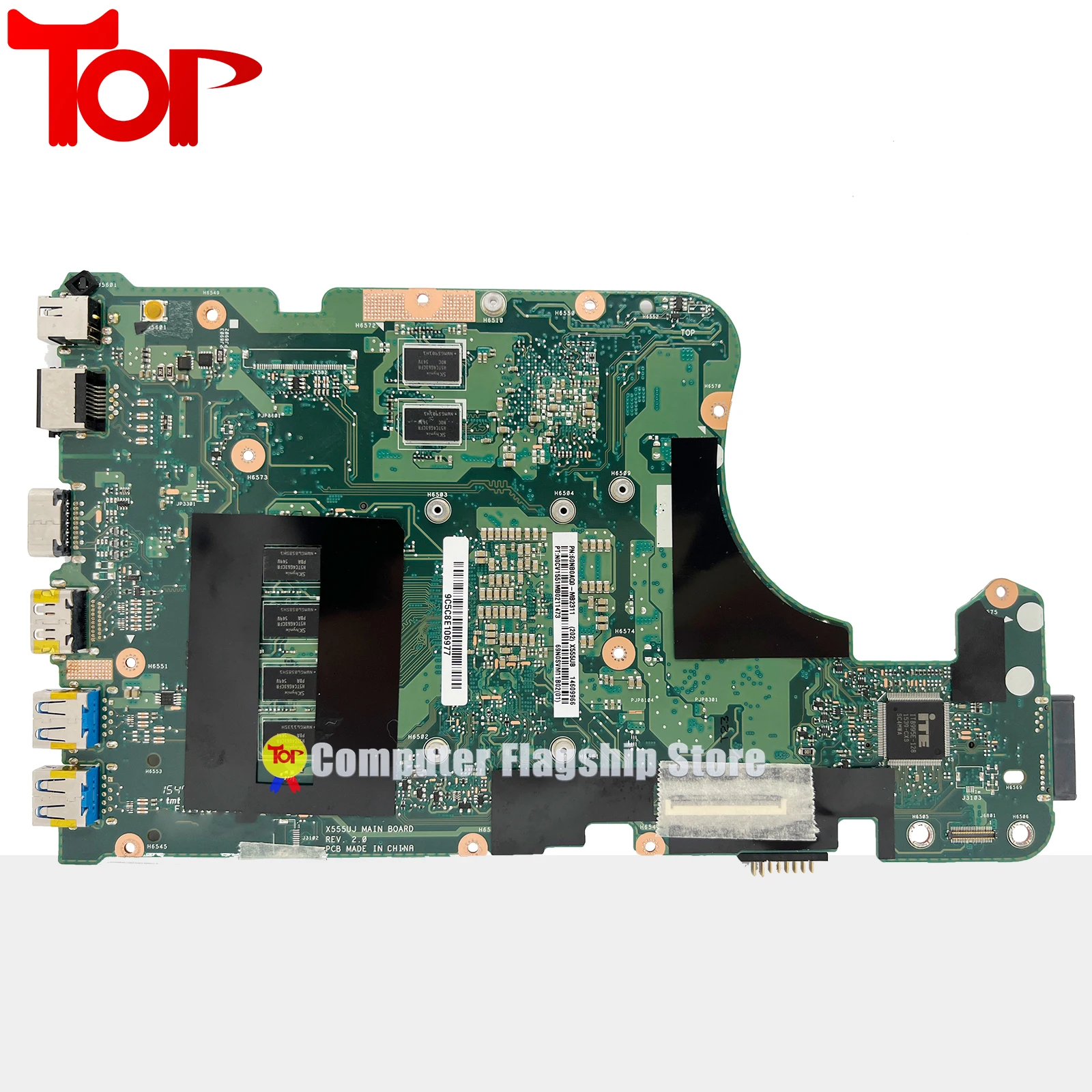 X555UJ Laptop Motherboard For ASUS X555U X555UB X555UQ X555UA A555U F555U K555U A555UJ F555UJ I3 I5 I7 4GB GT920 GT940 Mainboard