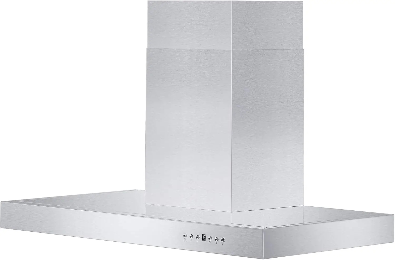 42-Inch Wall-Mounted Range Hood, Convertible Venting, Stainless Steel