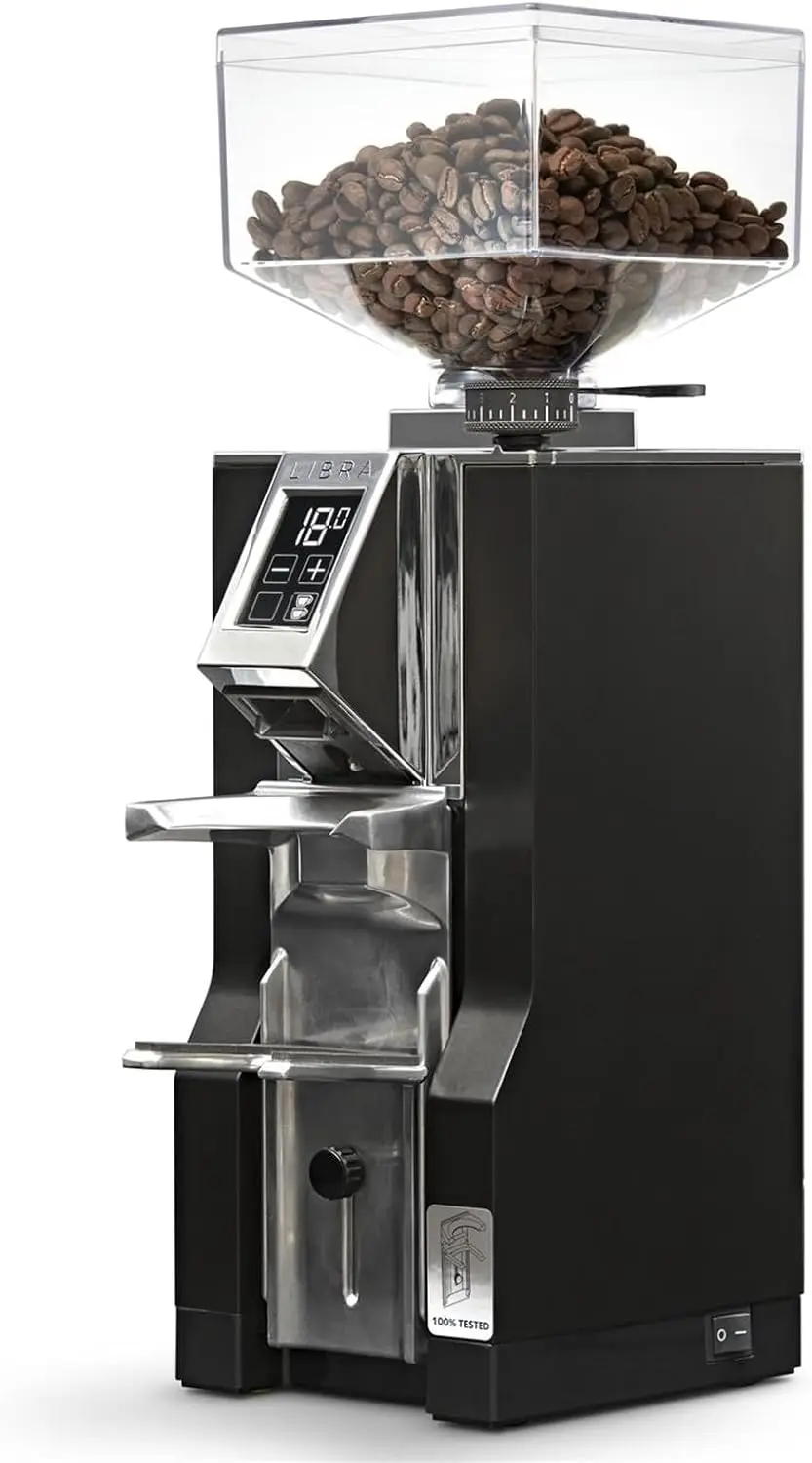

Espresso Grinder | Grind by Weight | 55mm Burrs Stepless | Silent Technology Black