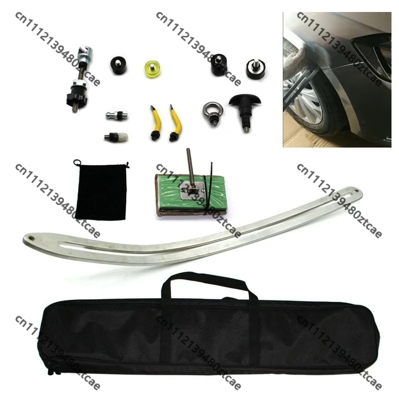 Paintless Dent Repair Tool Slider Kit Flat Hook Fender Repair Accessory Without Paint Damage