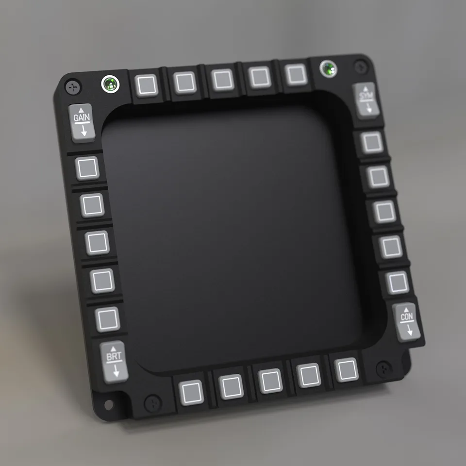 フライトシミュレーター,マルチカラーtftディスプレイ,600x600 dpi,usb