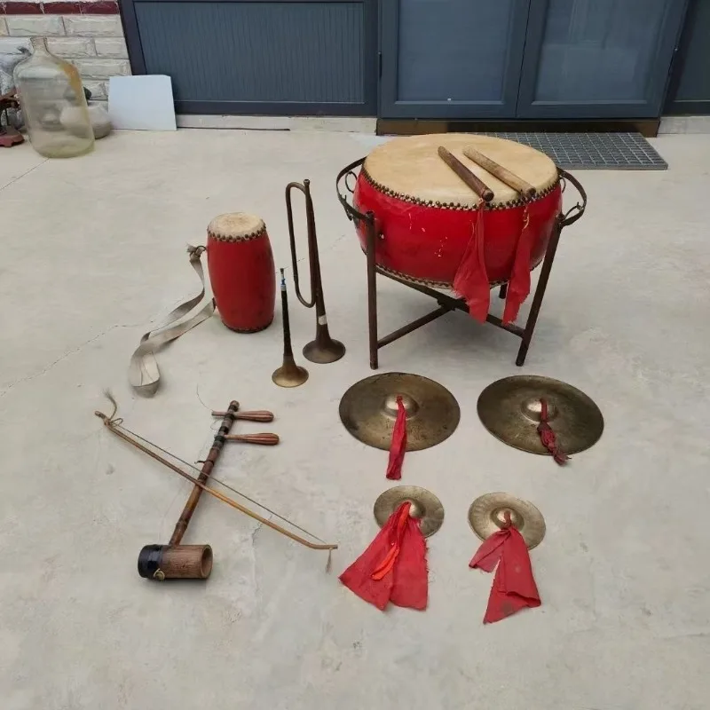 

Luo drum, chirp, a set, each piece can be performed in a full set at a high volume