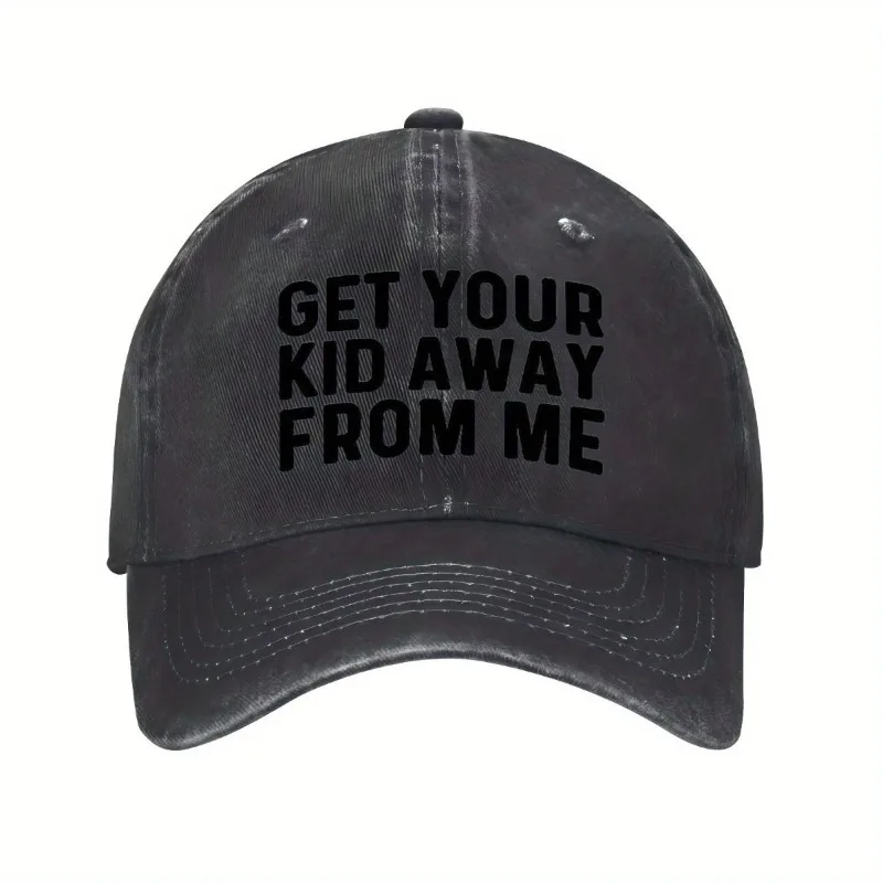 2026's Newest Trendy and Durable Baseball Cap with Fun Parenting Slogan - Don'T Come Close to Me Hat - Black Background with Bold White Text - Breathable Unisex Hat - Suitable for Men and Women for Casual Daily and Formal Occasions - Fun Gift for Mom and Dad - for Outdoor Sports and Everyday Wear