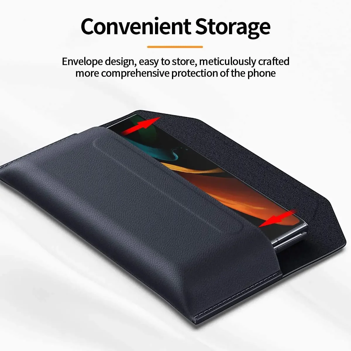 For VIVO X Fold 5 Case Cowhide Sleeve Folding Genuine Leather Wallet Protection Pouch Bag Fundas Capa