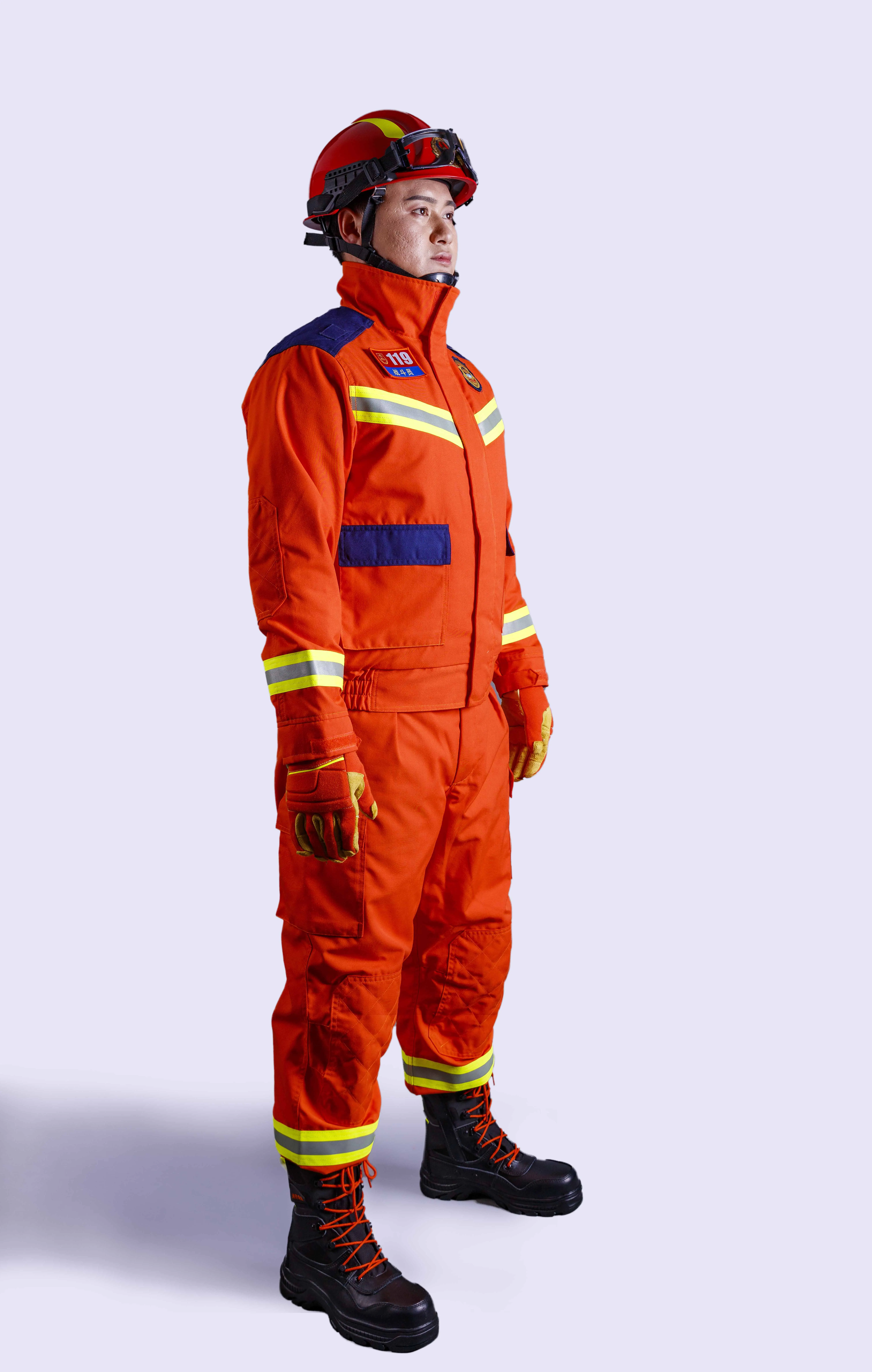 Factory Cheap Price Anti-cut En469 Fire Fighting Working Cloth Waterproof Fireman Suit Clothes