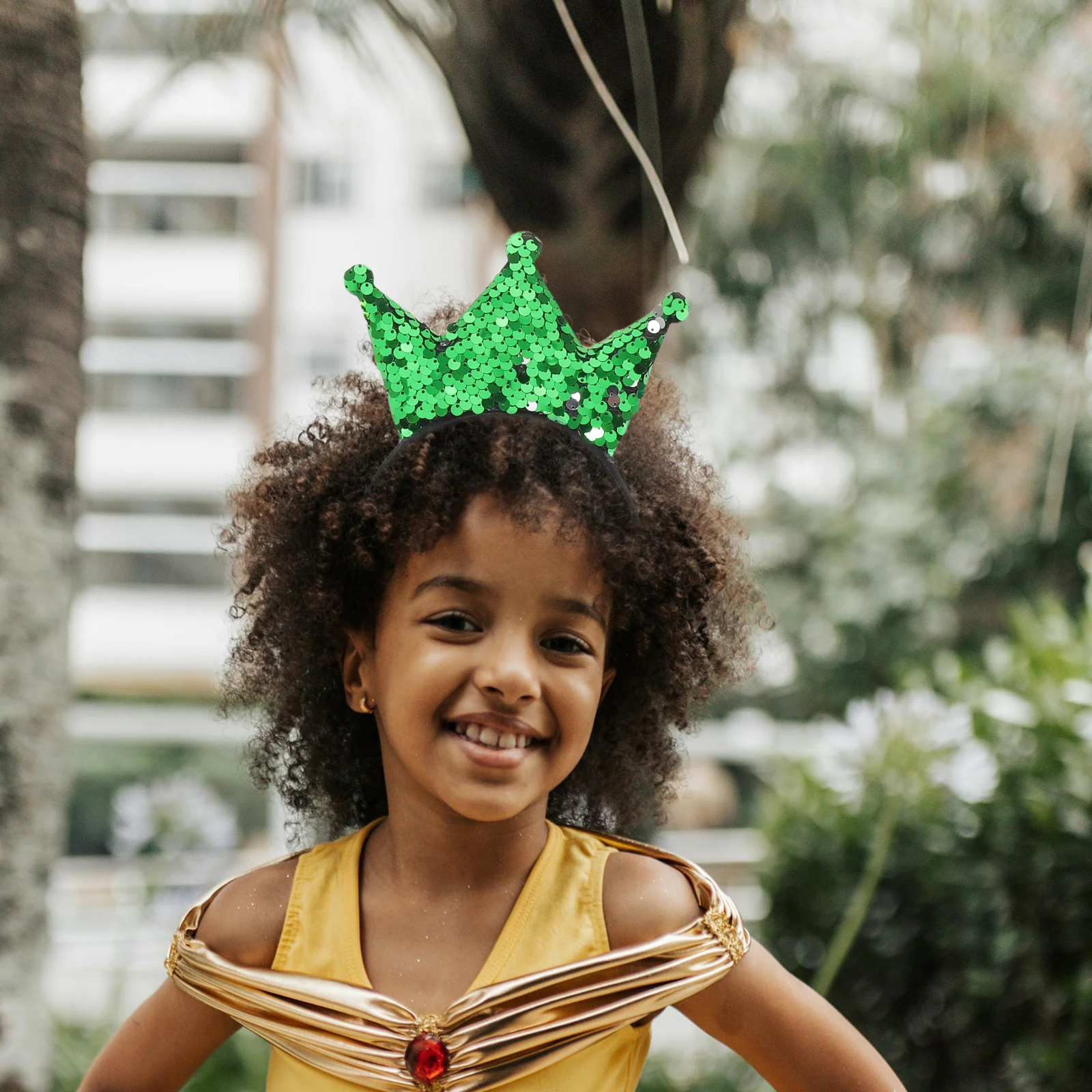 

8pcs Princess Crown Headbands For Sparkling Sequin Hair Accessories Party Festival Costume Decor Birthday Dance