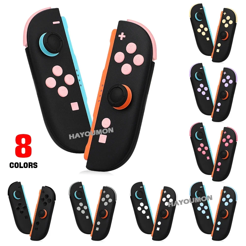 8 Colors Full Set Buttons for switch 2 Joypad ABXY & Dpad & 