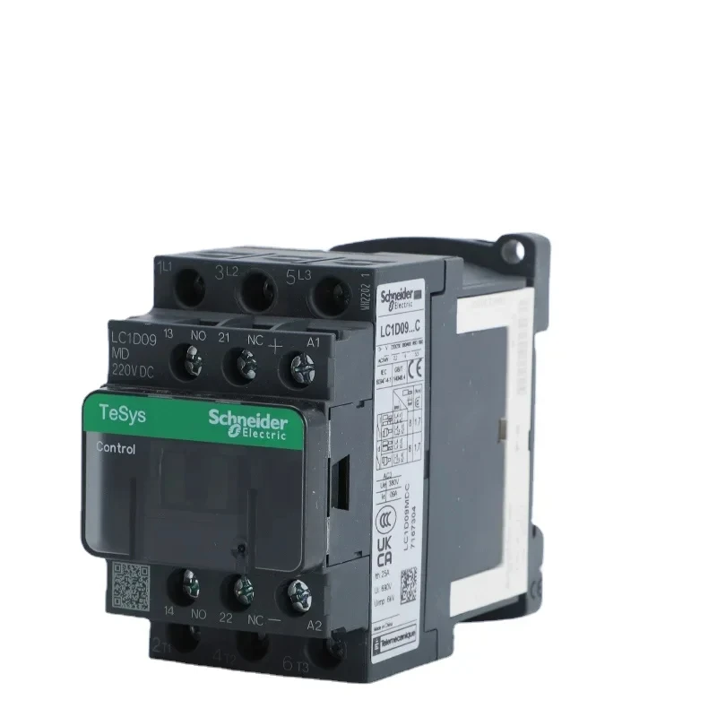 Schneider Electric LC1D09/12/18/25/32/38 BDC EDC FDC MDC Low Power Contactor Black/White Optional LC1D DC