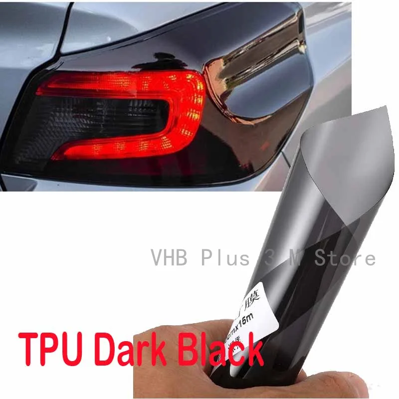 

TPU Car Tint Light Film 3 Layers Adhesive Auto Tint Stickers Waterproof Headlight Taillight Fog Light Vinyl Films For All Cars