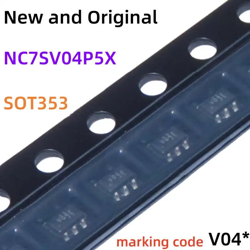 

New and Original NC7SV04P5X SC70-5 TinyLogic ULP-A Inverter marking code V04*