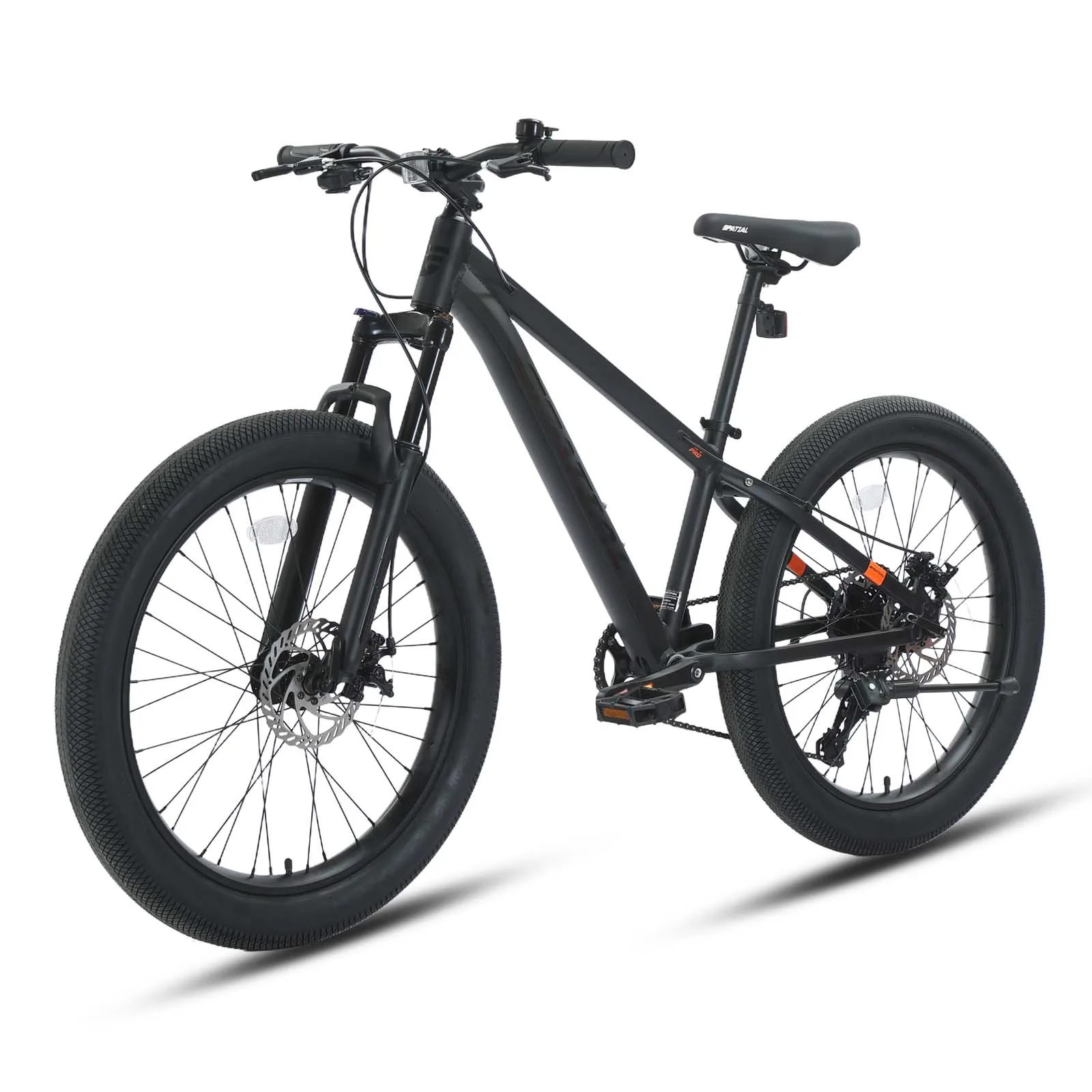 AliExpress Spatial SPATIAL MT24FS PRO Hardtail MTB, 8 Speed Mountain Bike, Bicycle for Teenager & Adult, 24 Inch Fat Tire, Lightweight Aluminum Frame, Suspension Fork, Front & Rear Disc Brakes