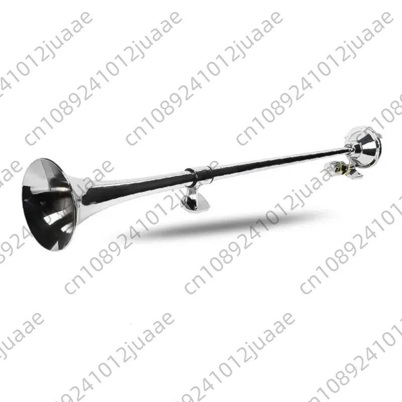1000mm/1200mm  Round Mouth Single Pole Bass Electrically Controlled Air Horn Set Large Truck Single Pipe Whistle Large Horn